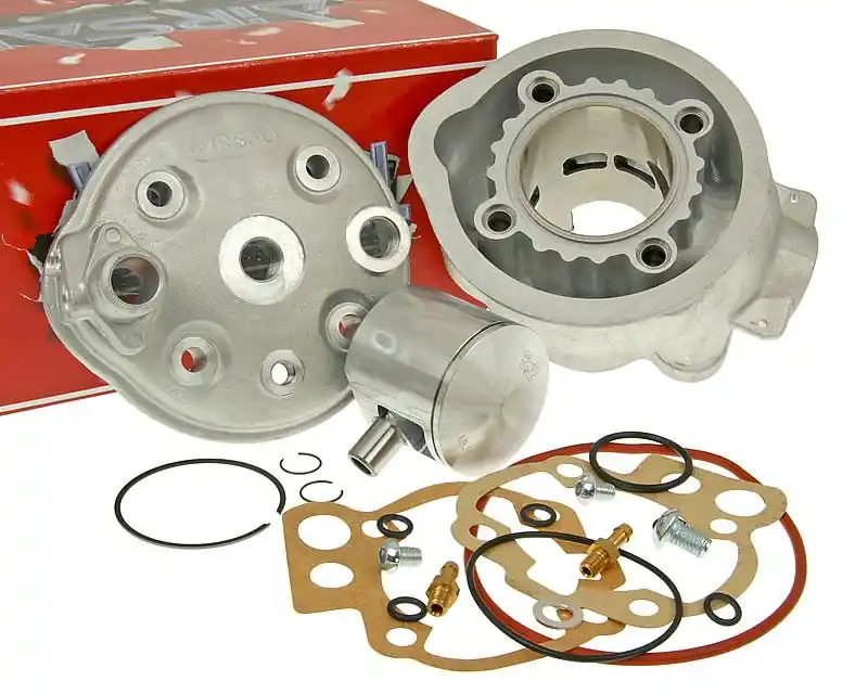 Begrenztes Angebot Zylinderkit Airsal Tech-Piston 76,6ccm 50mm für Minarelli AM