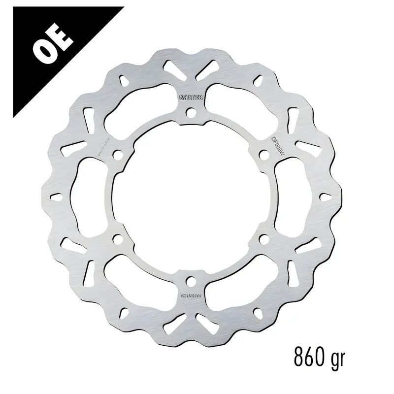 Bremsscheibe Galfer DF006W WAVE® mit ECE R90 Zulassung, starr vorne 296x4mm für Cagiva Canyon, Honda XRV Africa Twin S-Wing 125 - 650 ccm Neue Ware