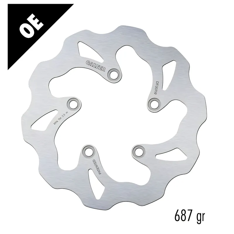 Rabatt Bremsscheibe Galfer DF307W WAVE® mit ECE R90 Zulassung, starr hinten 240x4mm für Suzuki GSX-R W P.R 1 Hayabusa RF R GSX F, Kymco Downtown 125 - 1300 ccm