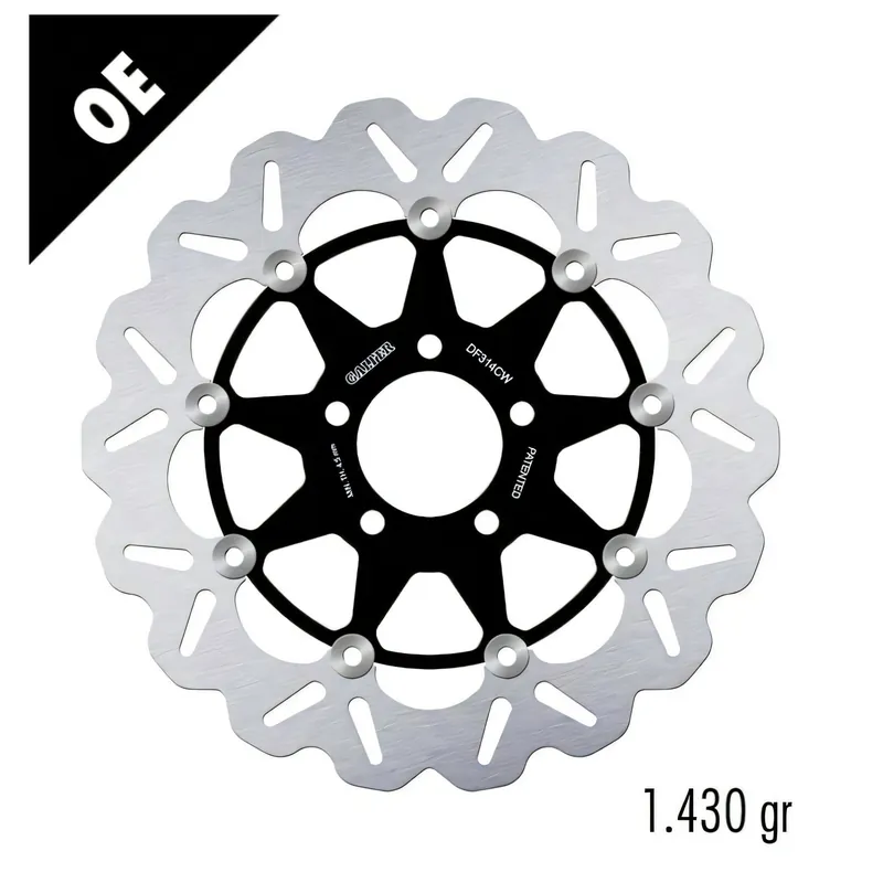 Letzte Chance Bremsscheibe Galfer DF314CW WAVE® mit ECE R90 Zulassung, schwimmend vorne 310x5mm für Suzuki GS F GSF Bandit 400 / 500 ccm Bj. 1989 - 2011