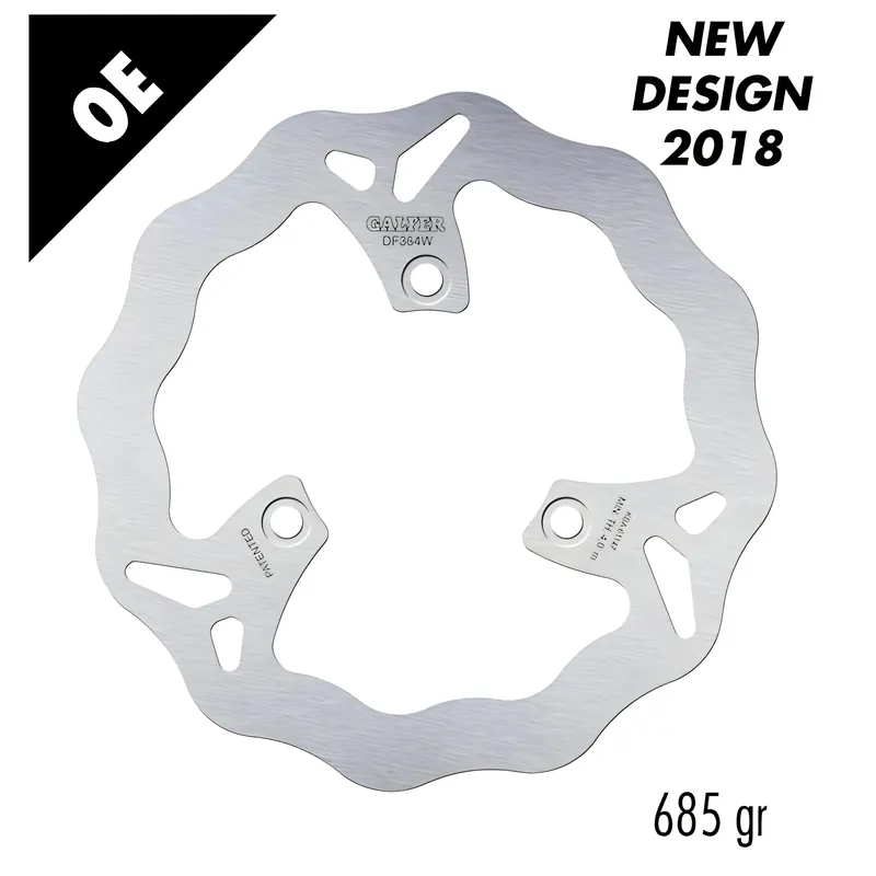 Bremsscheibe Galfer DF364W WAVE® mit ECE R90 Zulassung, starr hinten 240x4,5mm für Suzuki UH Burgman Executive R G 125 / 200 ccm Sonderaktion