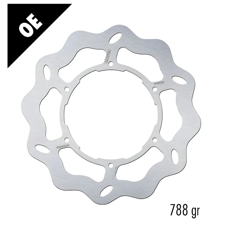 Abverkauf Bremsscheibe Galfer DF453W WAVE® mit ECE R90 Zulassung, starr vorne 267x4mm für Yamaha XT Tenere L Z K E 600 ccm Bj. 1983 - 1994
