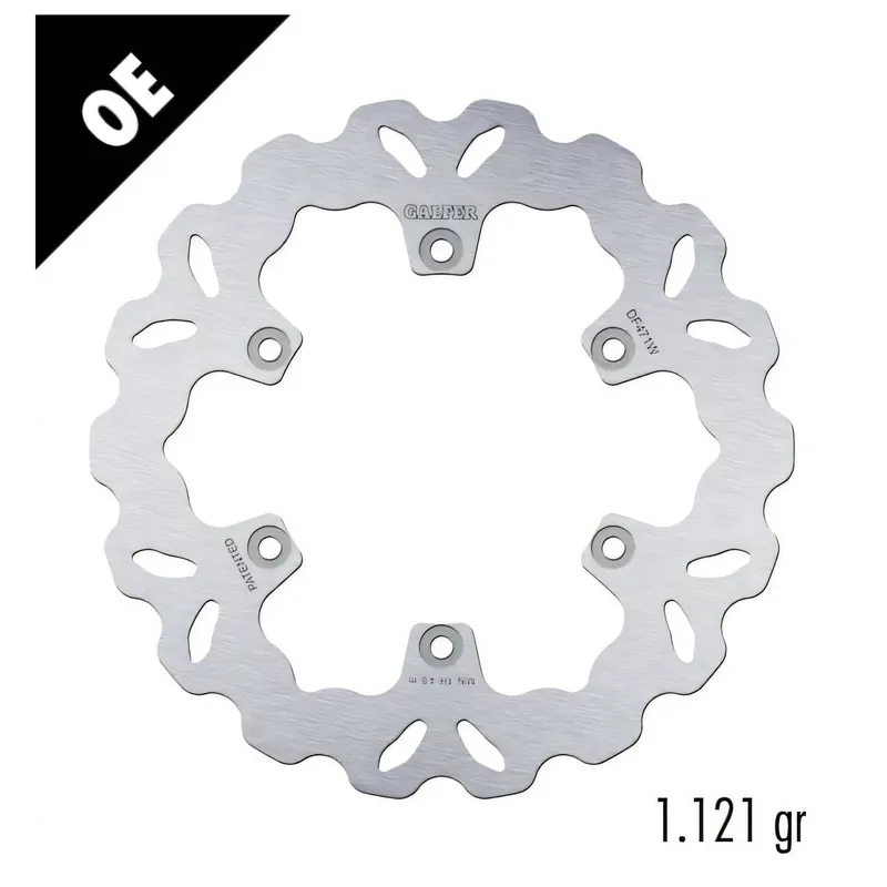 Sonderangebot Bremsscheibe Galfer DF471W WAVE® mit ECE R90 Zulassung, starr hinten 267x5mm für Yamaha BT Bull Dog FZX L MT-01 RD LC XJ F FZ Genesis A FZR Exup R Competition N S 350 - 1700 Bj. 1983 - 2018
