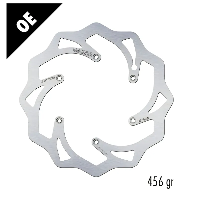 Billig Bremsscheibe Galfer DF606W WAVE® mit ECE R90 Zulassung, starr vorne 260x3mm für Gas MC F, Husaberg FE Husqvarna FC TC TE KTM EGS EXC Sixdays Racing 125 - 650 ccm