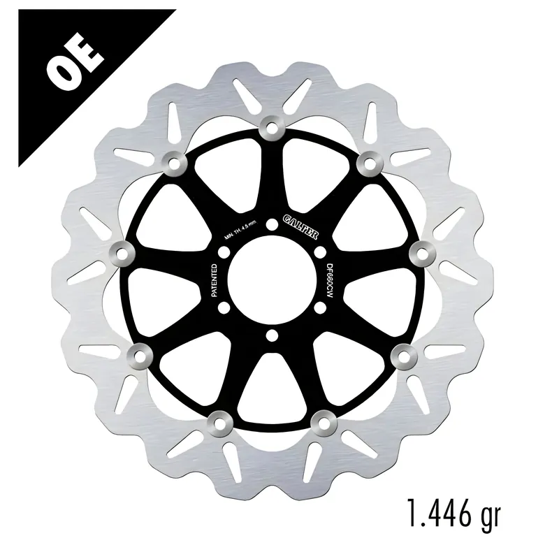 Online Kaufen Bremsscheibe Set Galfer 2x DF660CW WAVE® mit ECE R90 Zulassung, schwimmend vorne 320x5mm für Aprilia Mana GT ABS NA RSV Mille R Factory SL Falco SMV Dorsoduro, Benelli TNT