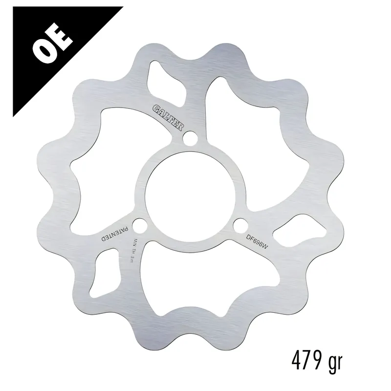 Wochenendangebot Bremsscheibe Galfer DF698W WAVE® mit ECE R90 Zulassung, starr hinten 218x3,5mm für Derbi Senda Cross City Terra Adventure, Bultaco Astro Mulhacen Cafe Lobito SM Racer DRD