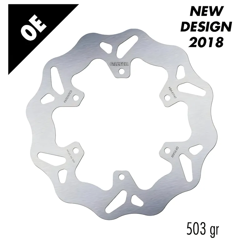 Markenprodukt Bremsscheibe Galfer DF704W WAVE® mit ECE R90 Zulassung, starr hinten 220x4mm für Vespa GTV Gran Turismo, Piaggio Hexagon GTX GT GTS Super Sport 125 - 300 ccm