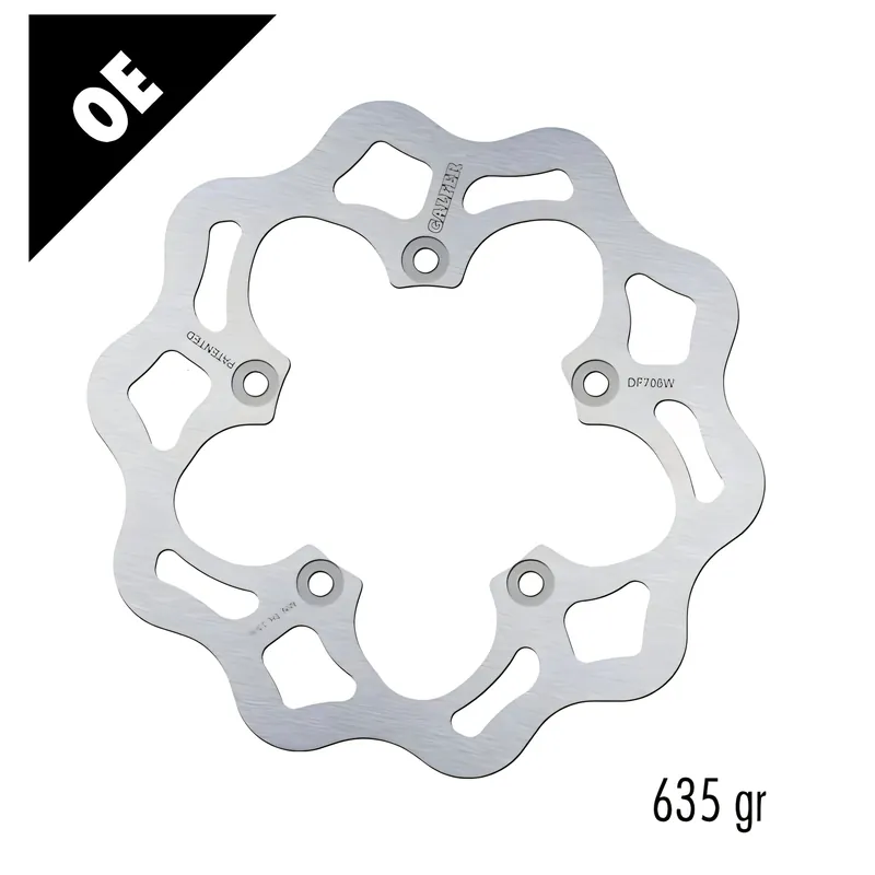 Bremsscheibe Galfer DF706W WAVE® mit ECE R90 Zulassung, starr hinten 240x4mm für Ducati R S Superbike 749 - 999 ccm Bj. 2003 - 2008 Finale Aktion