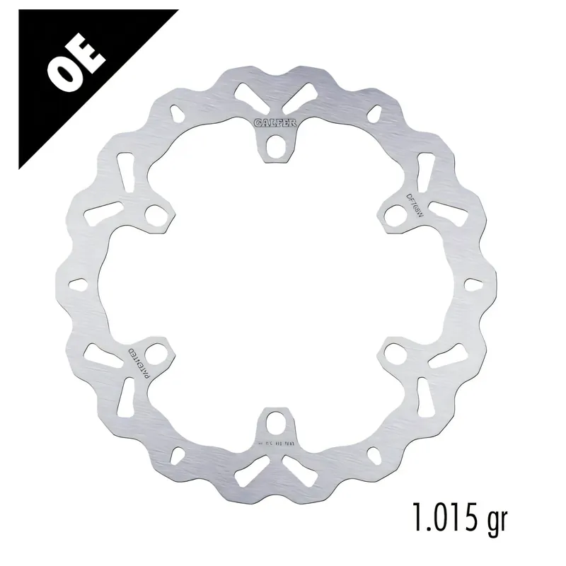 Angebot Bremsscheibe Galfer DF768W WAVE® mit ECE R90 Zulassung, starr vorne 320x4,5mm (2 benötigt) für Ducati Multistrada S DS 1000 / 1100 ccm Bj. 2003 - 2009