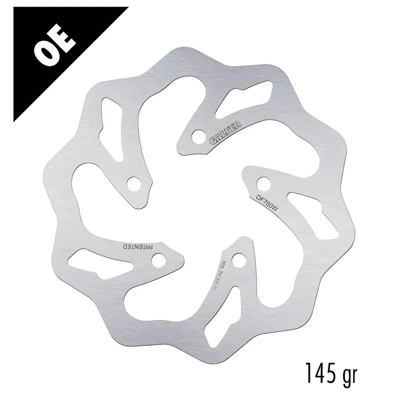 Bremsscheibe Galfer DF780W WAVE® mit ECE R90 Zulassung, starr hinten 140x2,7mm für KTM SX LC Pro-Junior Pro-Senior 50 ccm Bj. 2006 - 2013 Meistverkauft