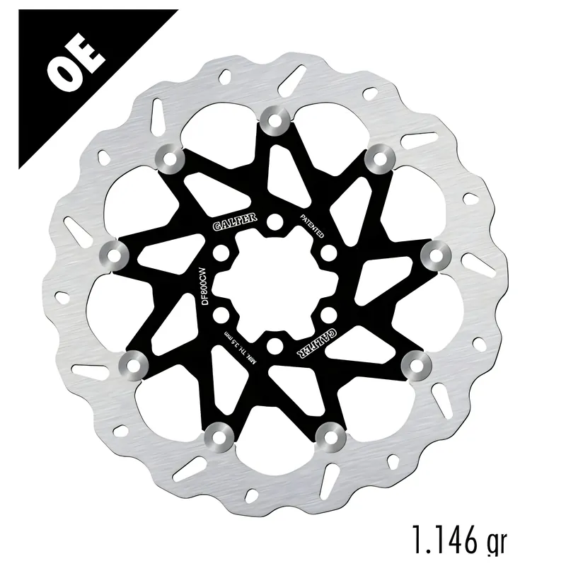 Bremsscheibe Galfer DF800CW WAVE® mit ECE R90 Zulassung, schwimmend vorne 300x5mm für KTM Duke RC 125 - 390 ccm Bj. 2013 - 2021 Highlight