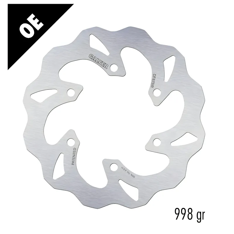 Nur Für Kurze Zeit Bremsscheibe Galfer DF875W WAVE® mit ECE R90 Zulassung, starr hinten 256x5mm für Triumph Daytona Sprint Trident Trophy Sport 750 - 1200 ccm Bj. 1991 - 2014
