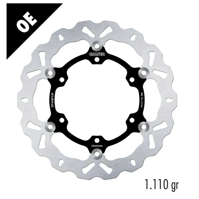 Bremsscheibe Set Galfer 2x DF448FLW WAVE® mit ECE R90 Zulassung, schwimmend vorne 298x4,5mm Meistverkauft