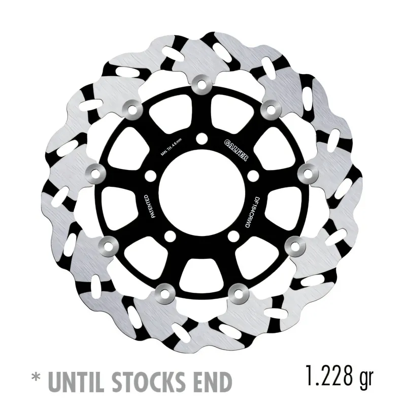Bremsscheibe Set Galfer DF184CRWI & DF184CRWD WAVE® Racing Grooved mit ECE R90 Zulassung, schwimmend vorne 300x5mm für Kawasaki KLZ Versys Z SX R SE KLE ZX-10R 150 - 1000 ccm Markenprodukt