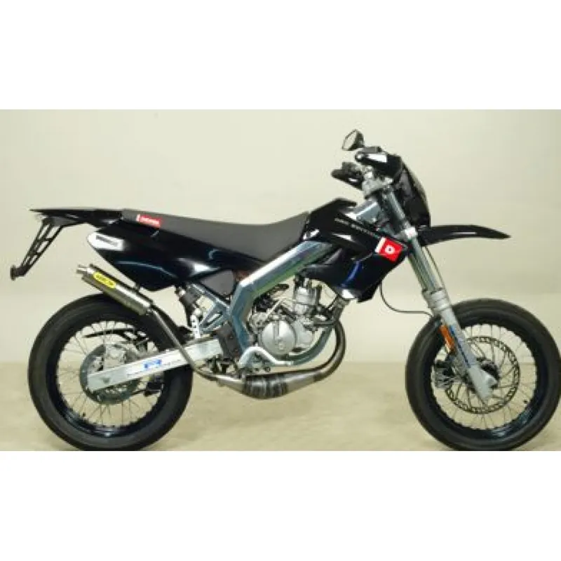 Nur Heute Endschalldämpfer Arrow Titan Rund mit Zulassung für Derbi Senda DRD SM Racing Ltd Edition 50 ccm