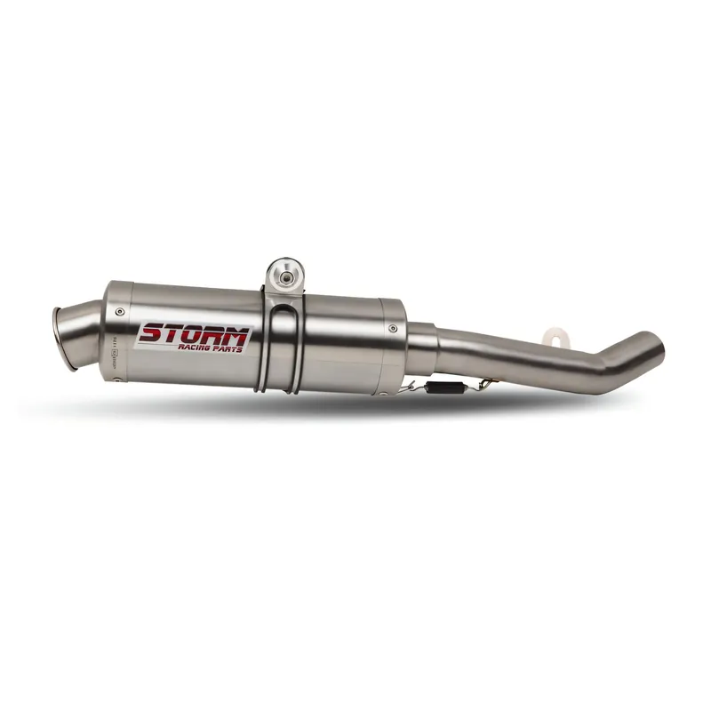 Auspuff Storm 2x SLIP-ON GP Edelstahl mit ABE für Kawasaki Z SX 1000 ccm Bj. 2007 - 2009 Wochenendangebot