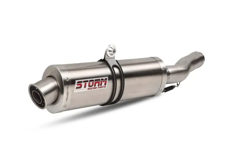 Auspuff Storm SLIP-ON oval Edelstahl mit ABE für Suzuki DL V-Strom 650 ccm Bj. 2007 - 2011 Schnäppchen
