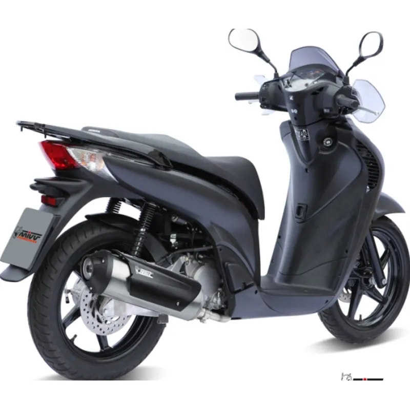 Beliebt Auspuffanlage Mivv Komplettanlage 1x1 Edelstahl Urban für Honda SH i PS i 125 / 150 ccm