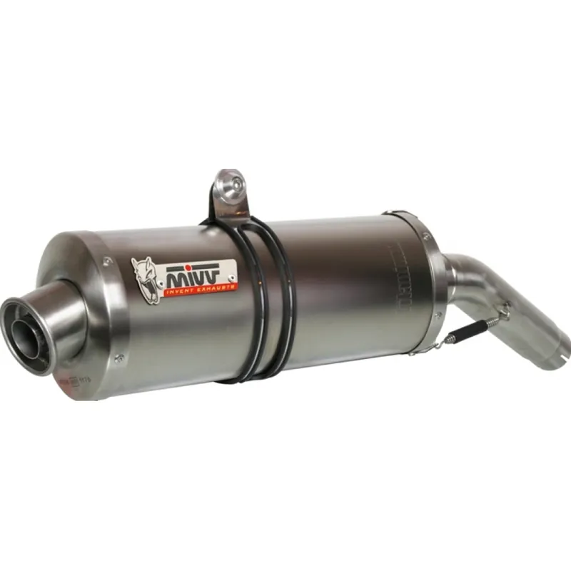 Knallerangebot Auspuffanlage Mivv SLIP-ON Edelstahl Oval Sport für Suzuki DL V-Strom 650 ccm Bj. 2004 - 2006