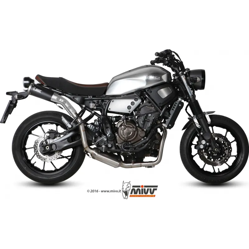 Auspuffanlage Mivv Komplettanlage 2x1 Edelstahl schwarz Keramik Ghibli Sport für Yamaha XSR A 700 ccm Bj. 2016 Meistverkauft