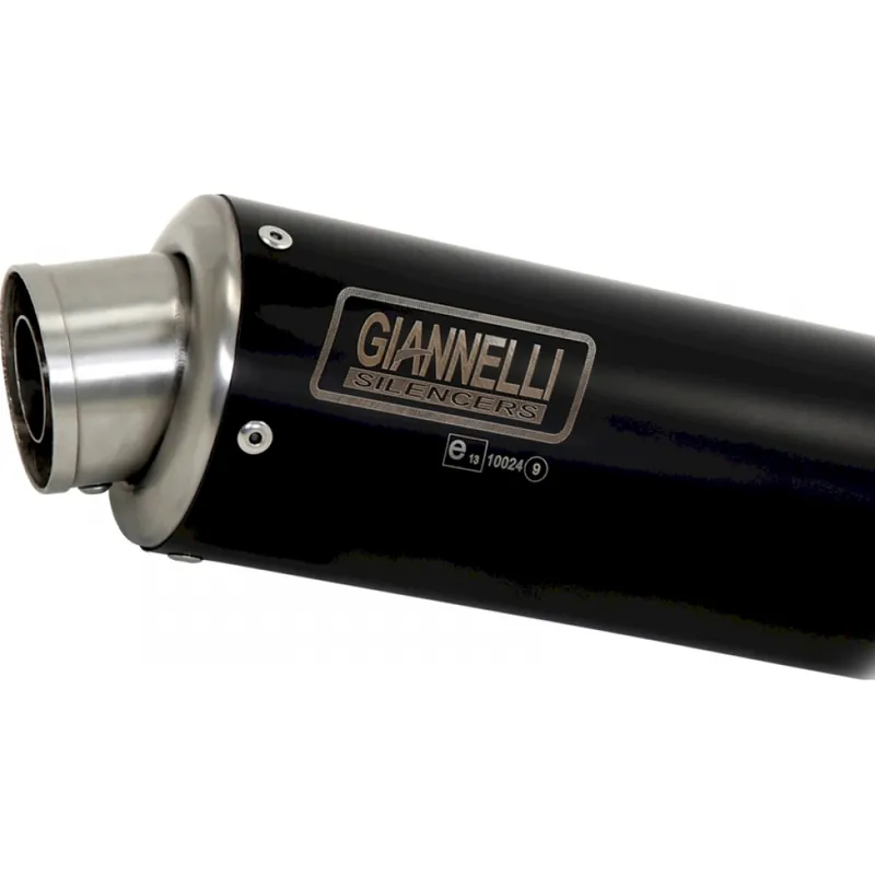 Auspuff Endschalldämpfer Giannelli X-Pro Racing Edelstahl Black mit ABE für Yamaha Bestpreis