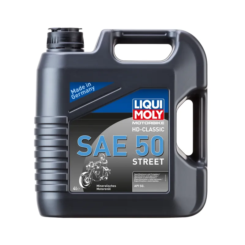 Zertifiziert Liqui Moly Motoröl HD Classic SAE 50 Street 1230 4L