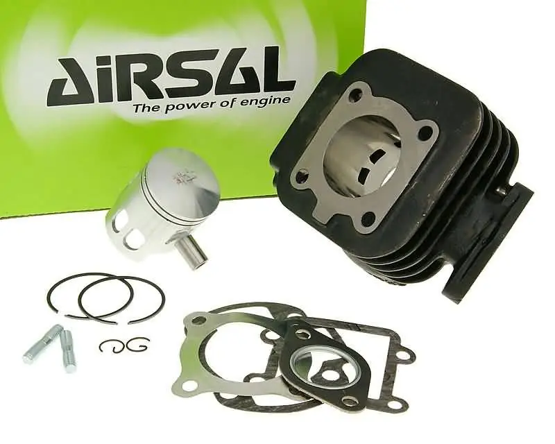 Zylinderkit Airsal Sport 49,2ccm 40mm, 39,2mm Grauguss für Minarelli stehend Garantierte Lieferung