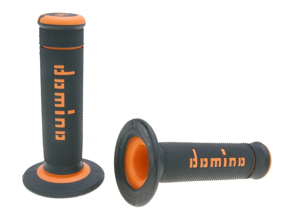Griffe Satz Domino A190 Off-Road schwarz / orange Knallerangebot