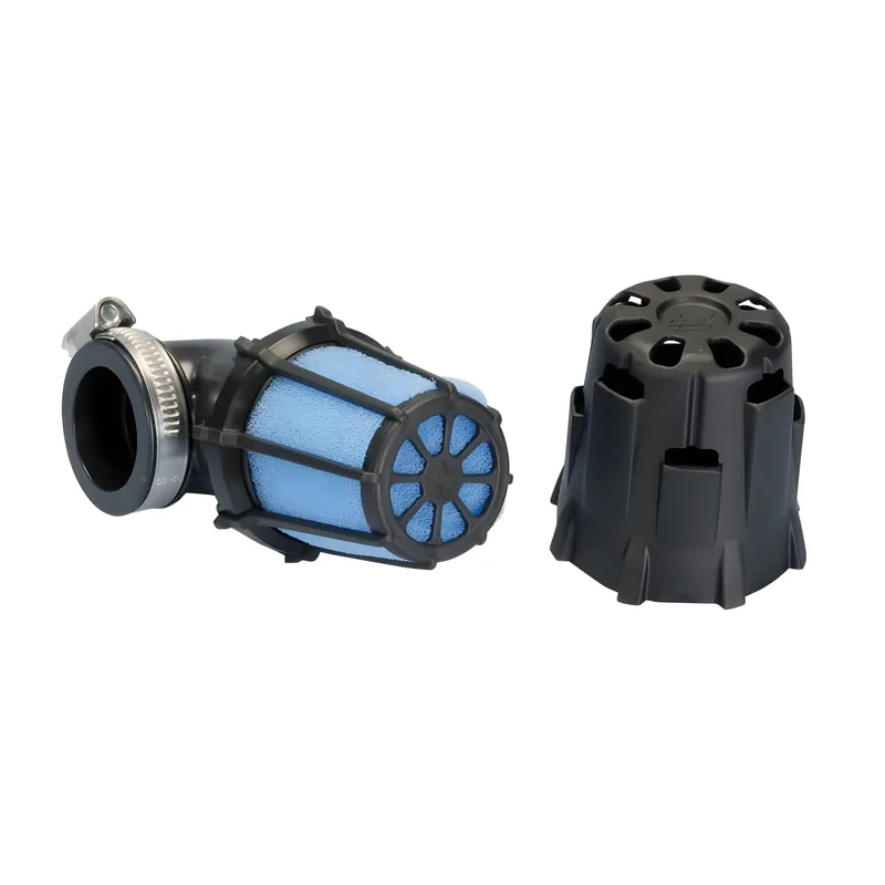 Luftfilter Polini Blue Air Box klein 32mm 90° schwarz-blau Must-Have