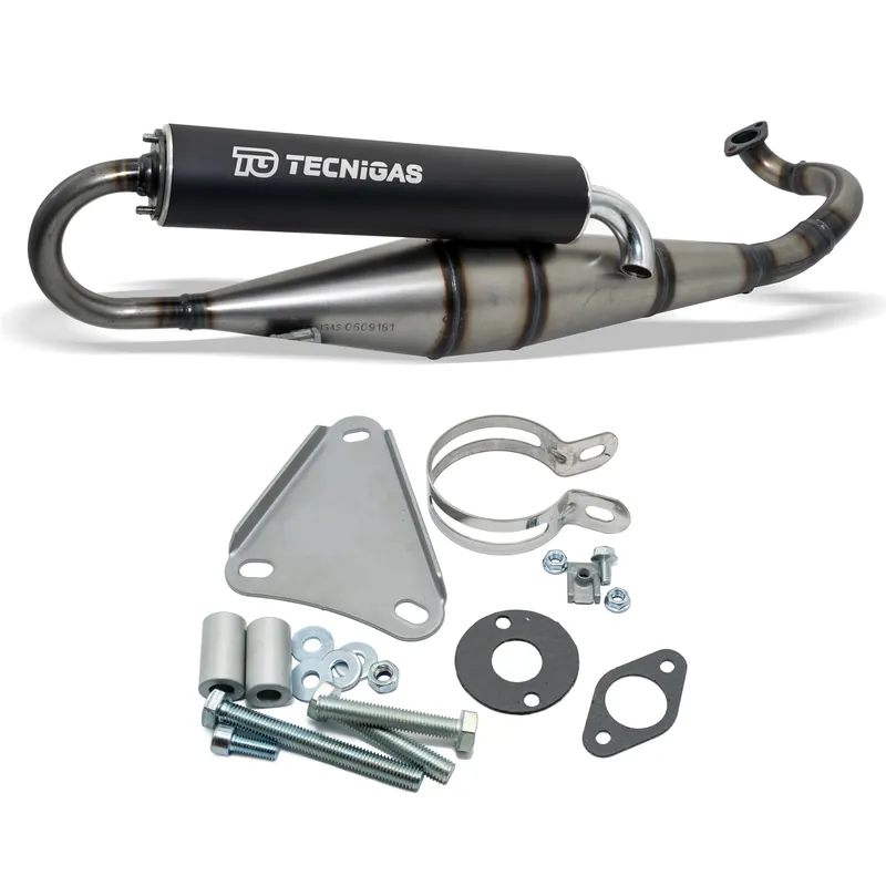 Auspuff Tecnigas Next-R für Italjet Formula AC, Pegasus Sky I Corona II LC RX Benelli Naked Derbi Vamos Malaguti Crosser TGB 101R Torpedo Velocifero Ausverkauf