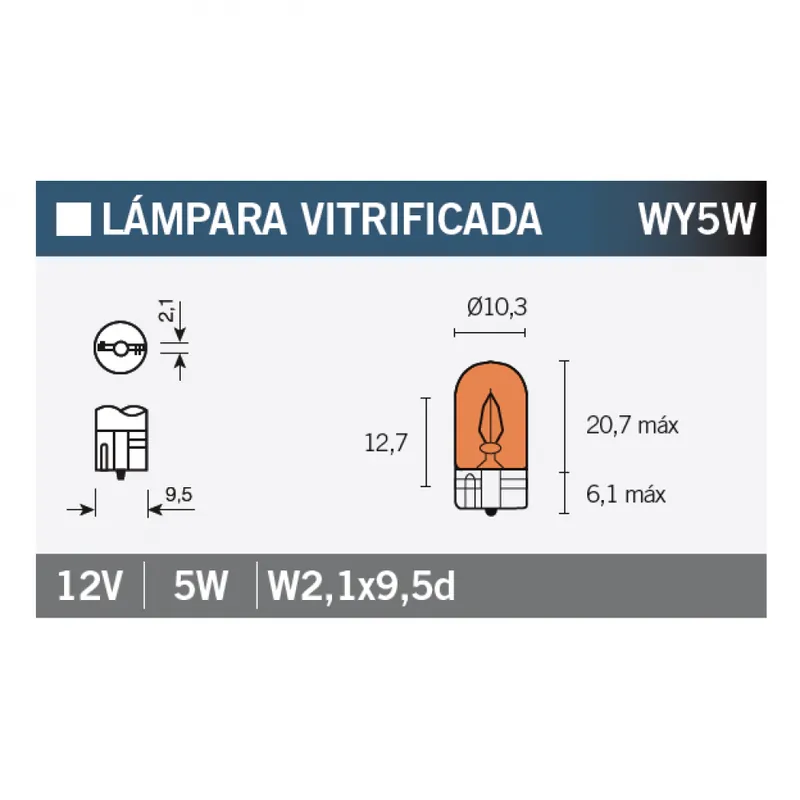 Jetzt Bestellen Glühlampe Leuchtmittel OSRAM 2827 WY5W, 1 Stück