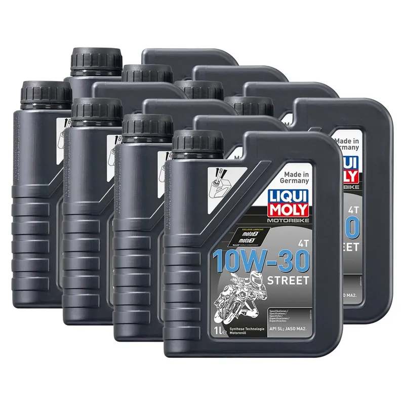 Günstig 8x Liqui Moly 2526 Motorbike 4T Motorrad Motoröl Engine Oil 1L