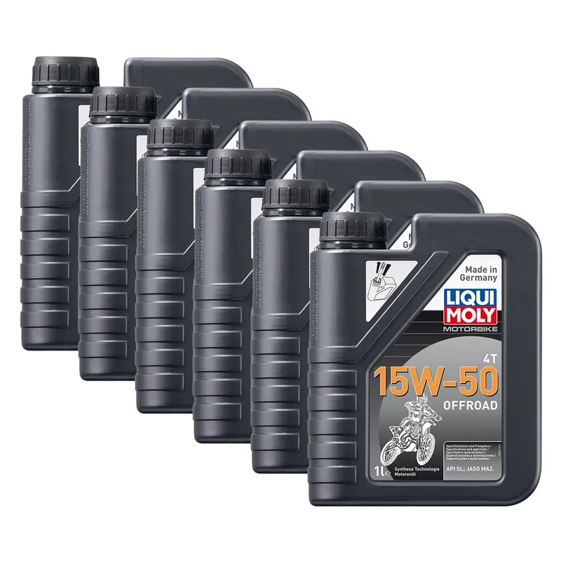 6x Liqui Moly 3057 Motorbike 4T Motoröl Offroad 15W-50 1L Online Kaufen