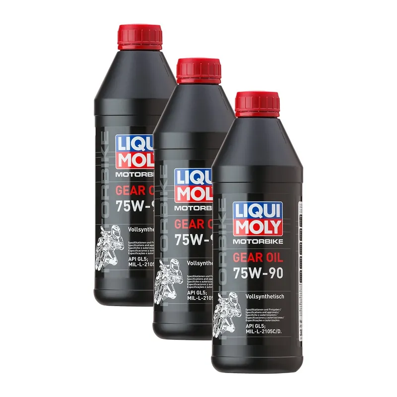 3x Liqui Moly 3825 Motorbike Getriebeöl Motorrad75W-90 1L Günstig