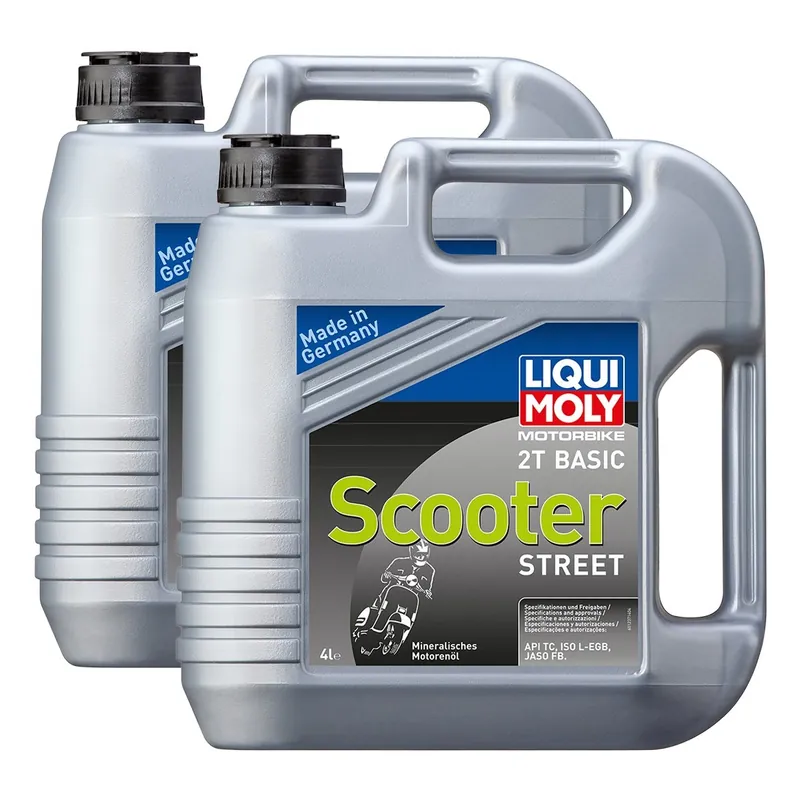 Online Kaufen 2x Liqui Moly 1237 Motorbike 2T Motoröl Basic Scooter Street 4L