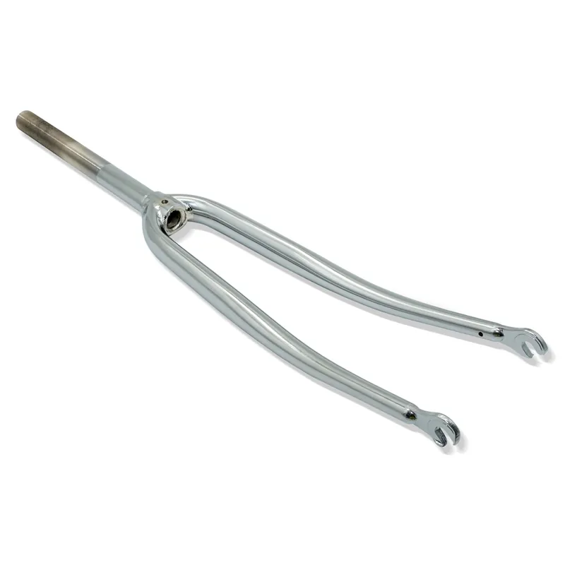Geprüft Fahrradgabel Rennfahrrad Gabel V Bike YS-9311 Singlespeed chrom R/I 25,4 x 24mm Int. 22,2 für 28 Zoll Farräder