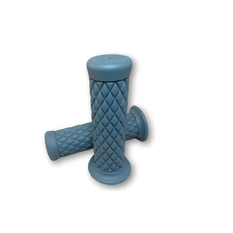 Expressversand Custom Diamond Style Lenkergriffe 1 Zoll blau Paar