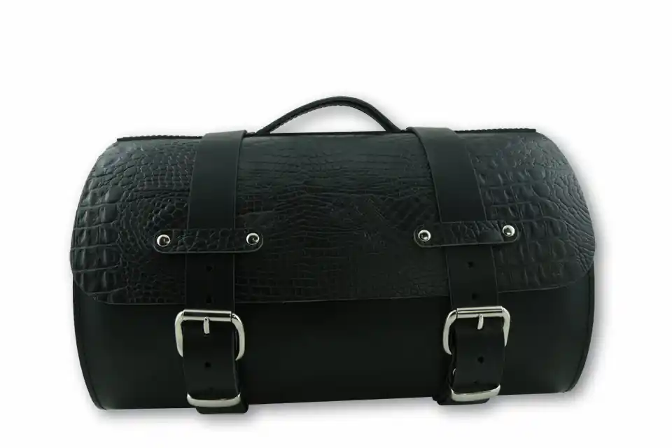 Neue Ware Gepäcktasche Kaiman mit flachem Boden, schwarz