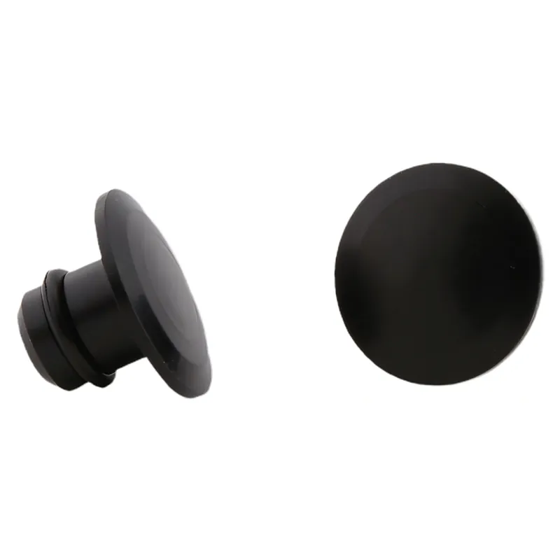 Sichere Zahlung Abdeckkappen Highsider PRO Cover Caps M10 CNC Aluminium schwarz, 2 Stück für Spiegelaufnahme
