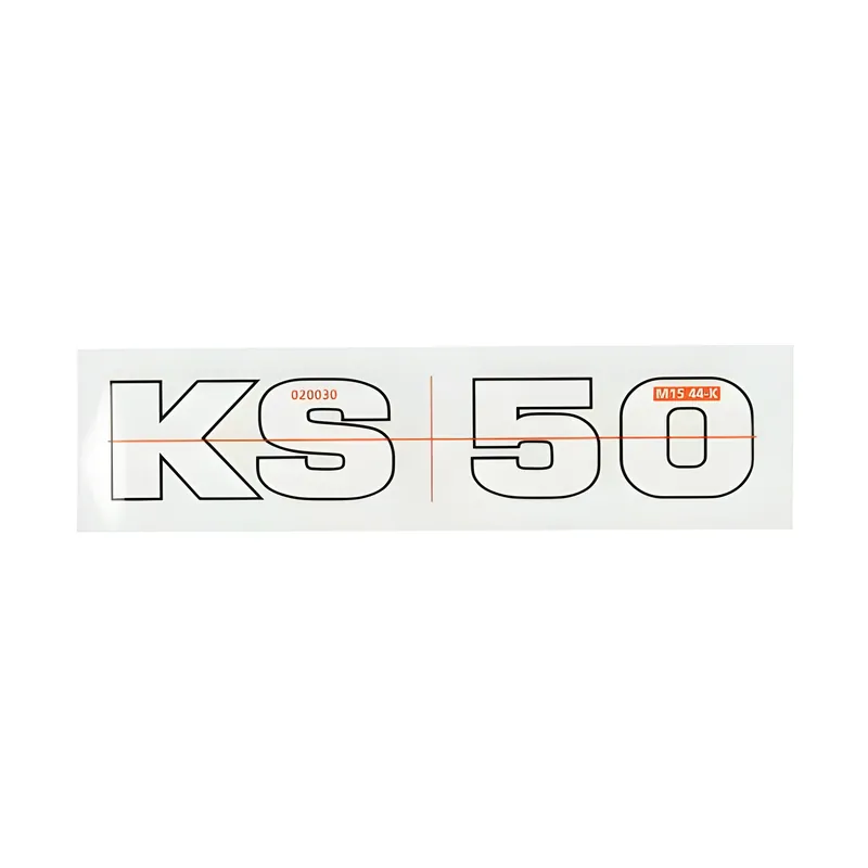 Kracherpreis Aufkleber für Zündapp KS50 weiß /schwarz