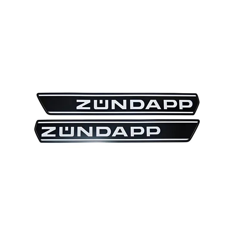 Aufkleber-Satz Benzintank für Zündapp 020140 2-teilig Neue Ware