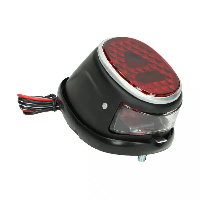 Rücklicht ot kpl. + Gummi Maxi/MS50/MV50 schwarz/red Preisknaller