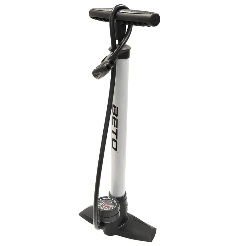 Standpumpe BETO Fahrradpumpe Pumpe mit Manometer bis 11bar / 160PSI für Fahrräder Sofort Bestellen