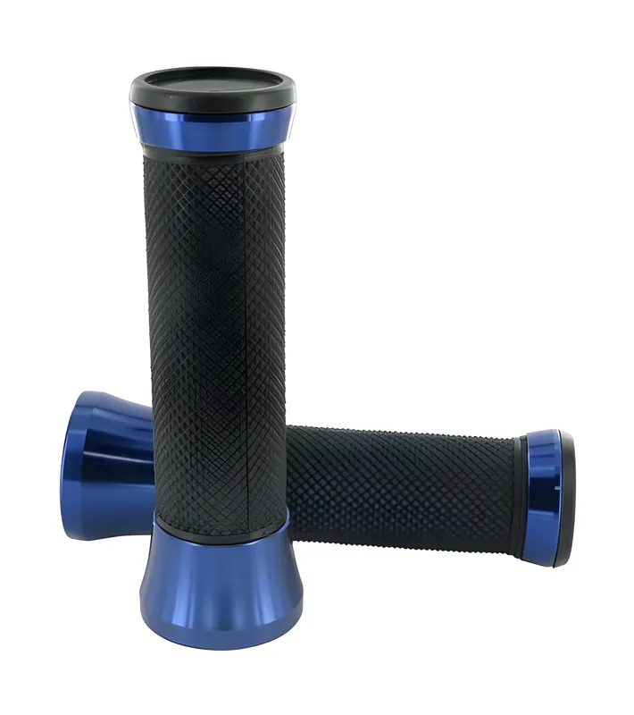 Beliebt Lenkergriffe STR8 CNC, schwarz / blau