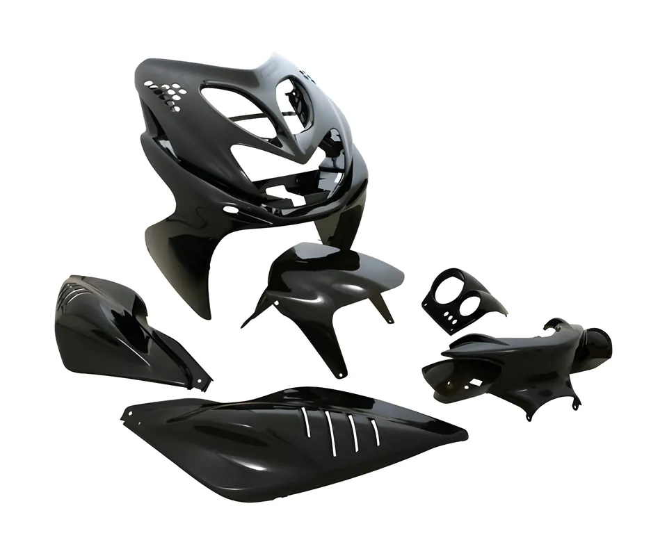 Begrenztes Angebot Verkleidungskit STR8 MINI, 7 Teile, Aerox / Nitro, schwarz metallic