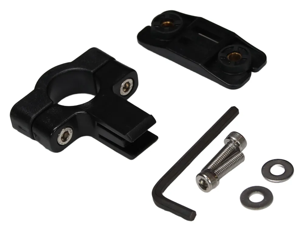 Abverkauf Halter KOSO, für KOSO XR-SA / SE / SH Instrumente, zur Montage am Downhilllenker für Aeon Revo, Baotian BT49QT-6A4 Hyosung SB Gamma Italjet Yankee Jack Bj. 01 - 2010