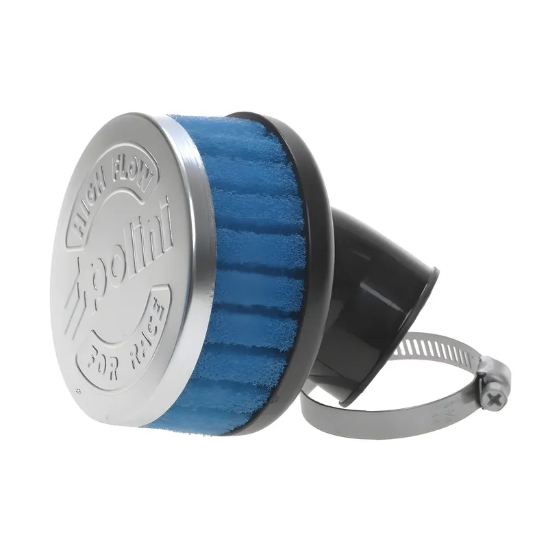 Must-Have Rennluftfilter Polini, kurz, 30° gekrümmt, d=37mm