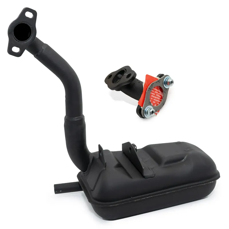 Preisknaller Auspuffanlage komplett LeoVince SITOPLUS mit Zulassung, Stahl für Vespa HP / PK / XL / Rush / N / Fl2 50