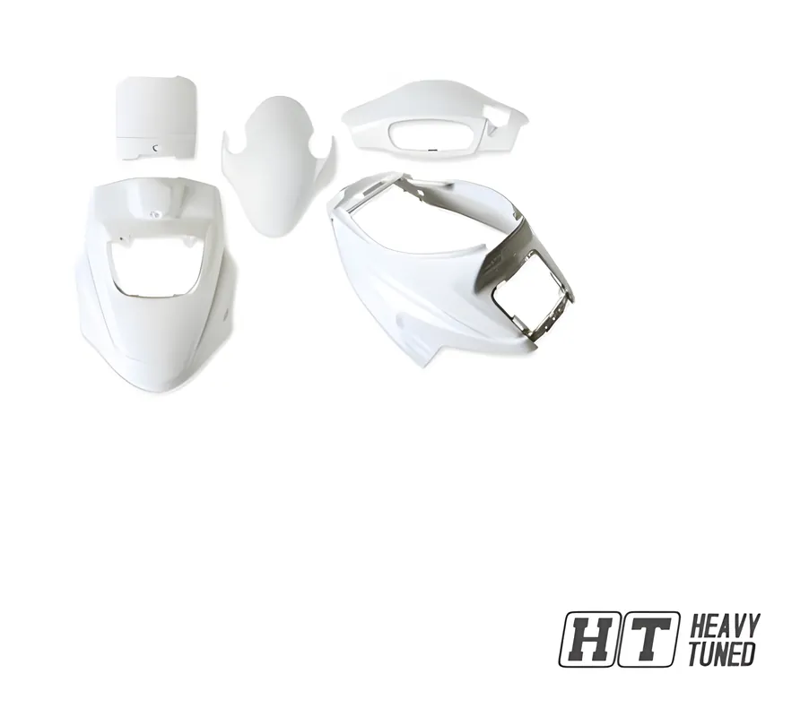 Finale Aktion Verkleidungsset StylePro für PGO Big Max Hot 50 AC (5-teilig) Weiß-Metallic neues Modell