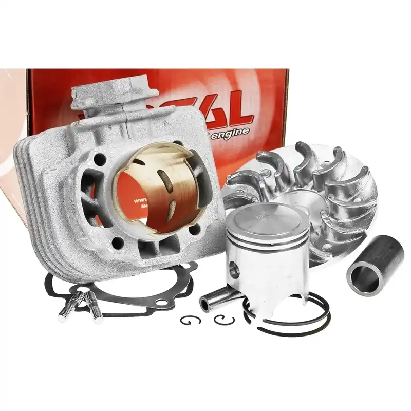 Zylinderkit Airsal Alu-Sport 70ccm für Suzuki AC, ohne Zylinderkopf, inkl. Riemenscheibe, 10mm Kolbenbolzen Preisknaller